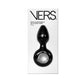 VERS Rechargeable Silicone Plug Vibe Black 12.5cm USB Rechargeable Vibrating Butt Plug