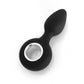 VERS Rechargeable Silicone Plug Vibe Black 12.5cm USB Rechargeable Vibrating Butt Plug