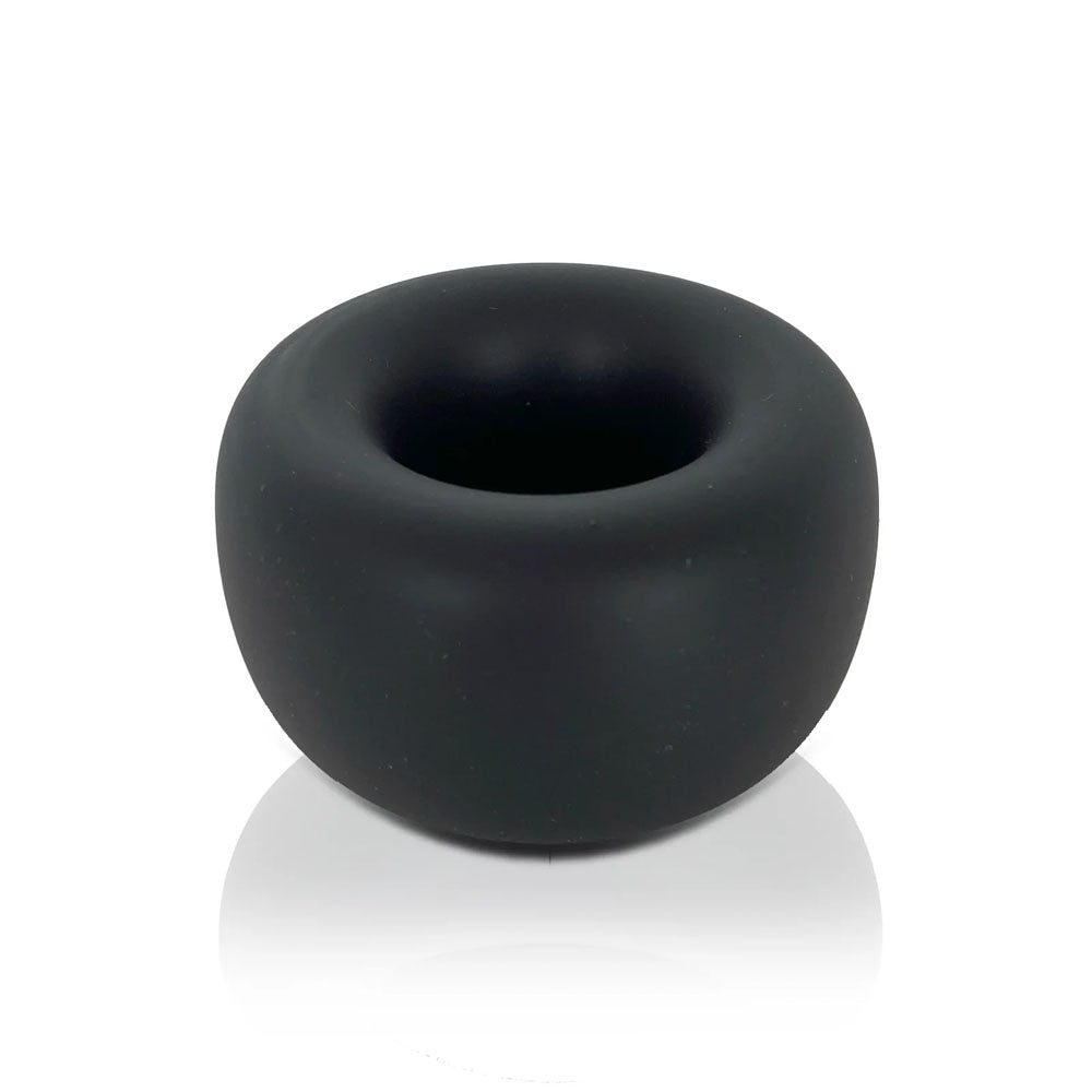 VERS Liquid Silicone Steel Motion Ball Stretcher Black Ball Stretcher Ring with Steel Motion Balls