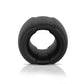 VERS Liquid Silicone Weight Steel Core Ball Stretcher Black Ball Stretcher Ring with Steel Core