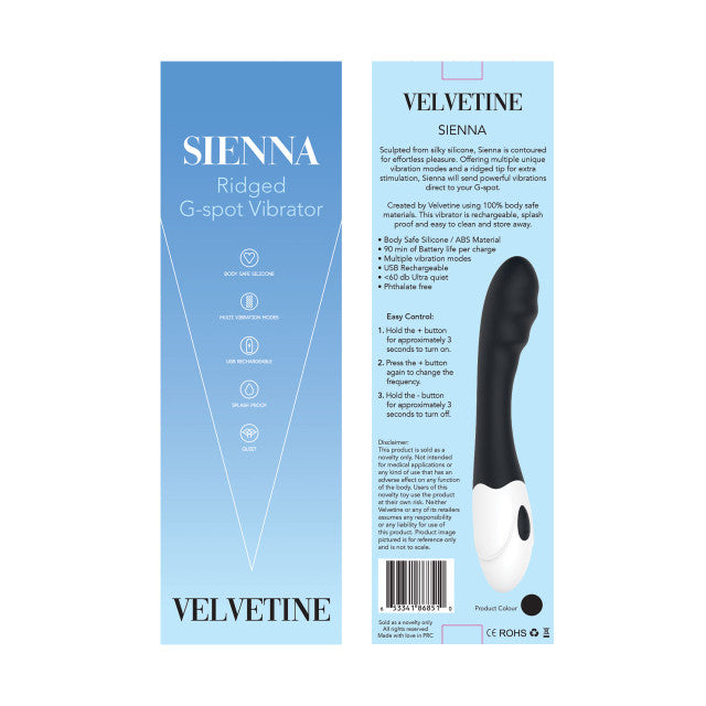 Velvetine Sienna G-Spot Vibrator