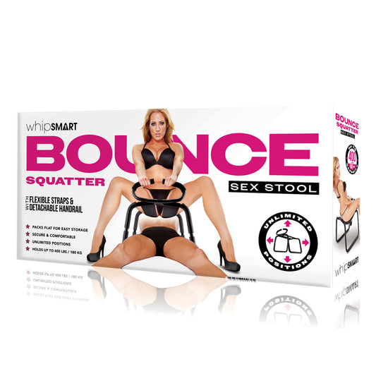 WhipSmart Bounce Squatter Sex Stool - Holds up to 180kg / Heavy Duty 2.3kg