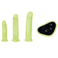 WhipSmart Glow In The Dark 4 Pc Pegging Kit - Strap-On Kit