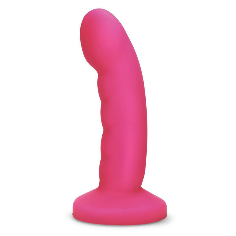 WhipSmart 6" Ripple Rechargeable & Remote Controlled Vibrating Dildo Pink