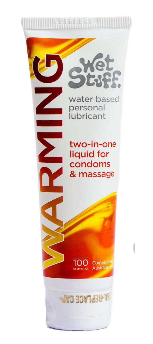 Wet Stuff Warming Water Based Edible Lube Lubricant 100g