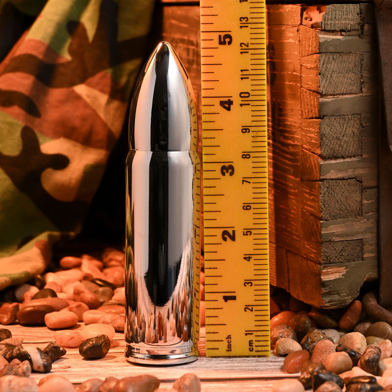 Zero Tolerance Full Metal Love - Metallic 15cm USB Rechargeable Bullet