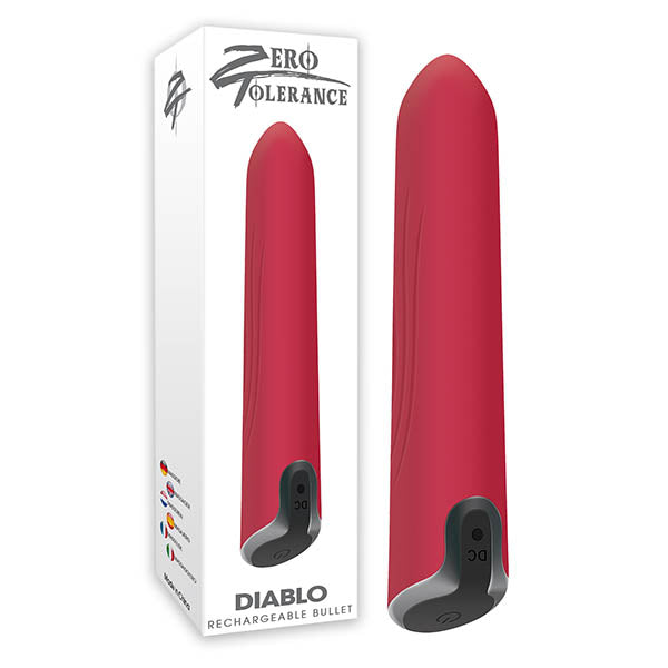 Zero Tolerance Diablo - Red 10cm (4") USB Rechargeable Bullet