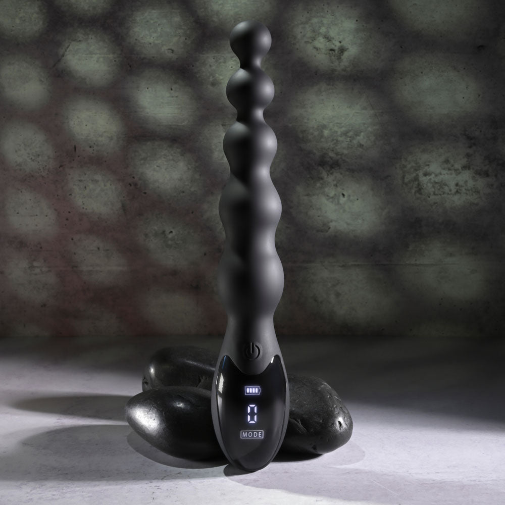 Zero Tolerance BACKDOOR BATON - Black 24cm USB Rechargeable Vibrating Anal Beads