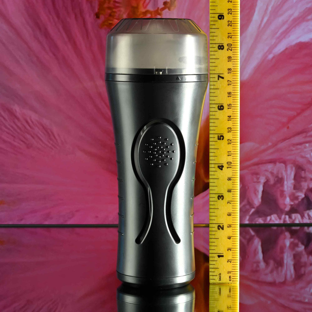 Zero Tolerance HOLD TIGHT - Clear USB Rechargeable Vibrating Vagina Stroker