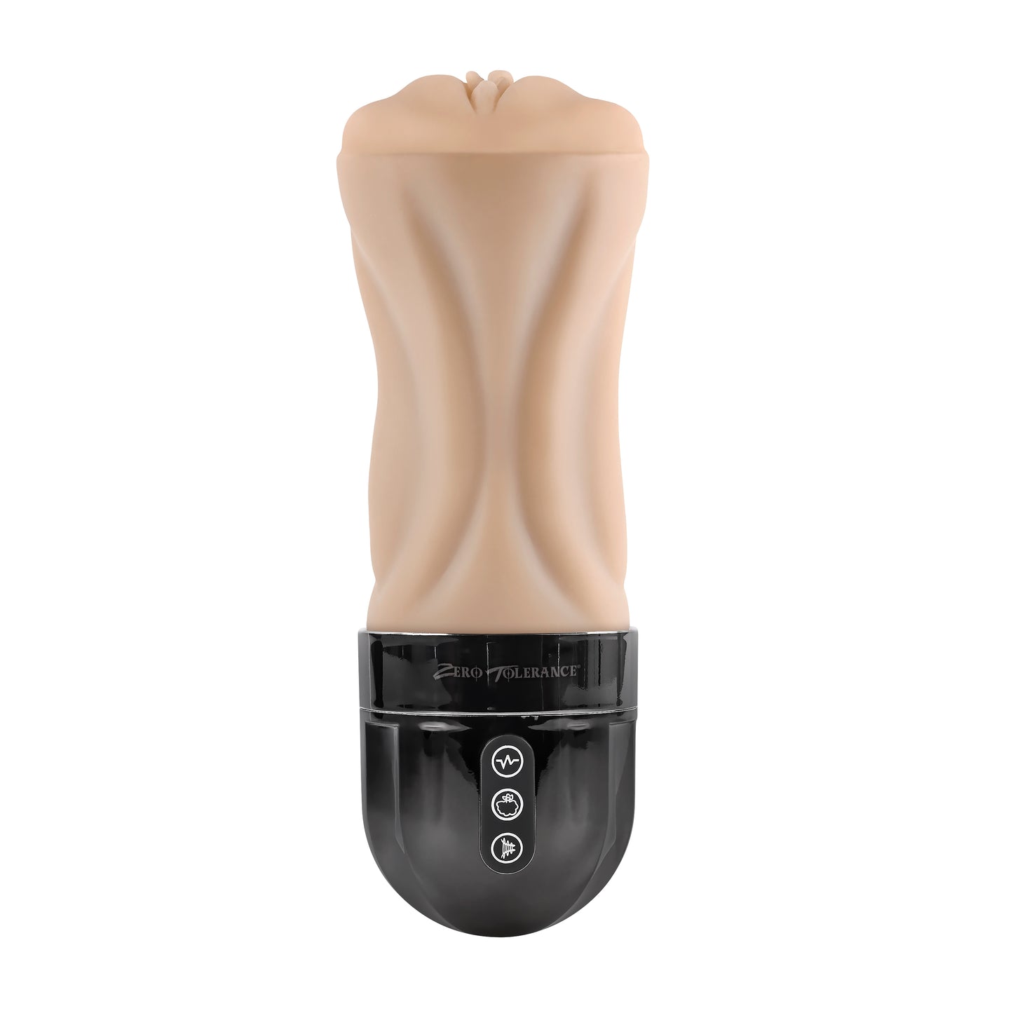 Zero Tolerance TIGHT LIPPED - Light Flesh USB Rechargeable Vibrating Stroker