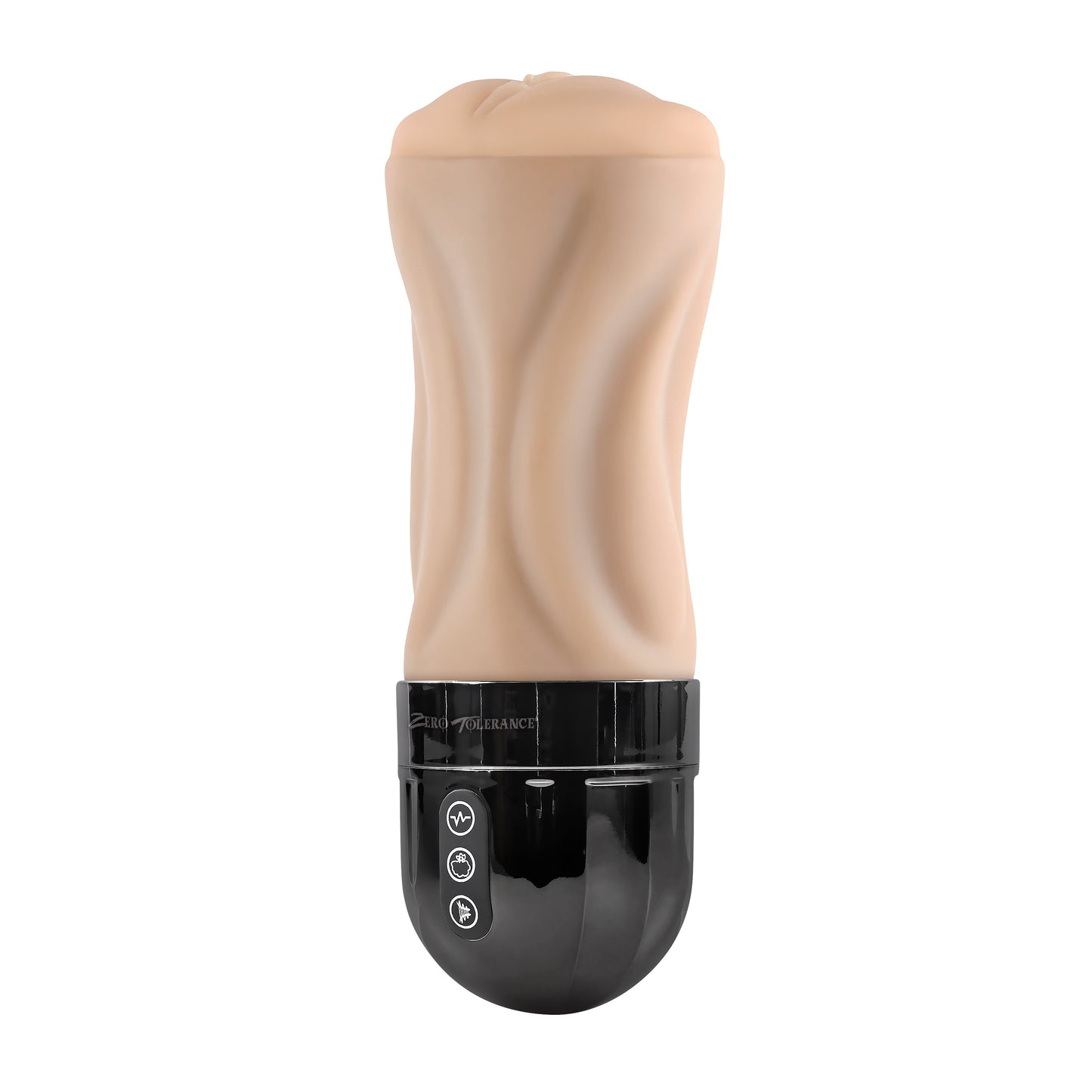 Zero Tolerance TIGHT LIPPED - Light Flesh USB Rechargeable Vibrating Stroker