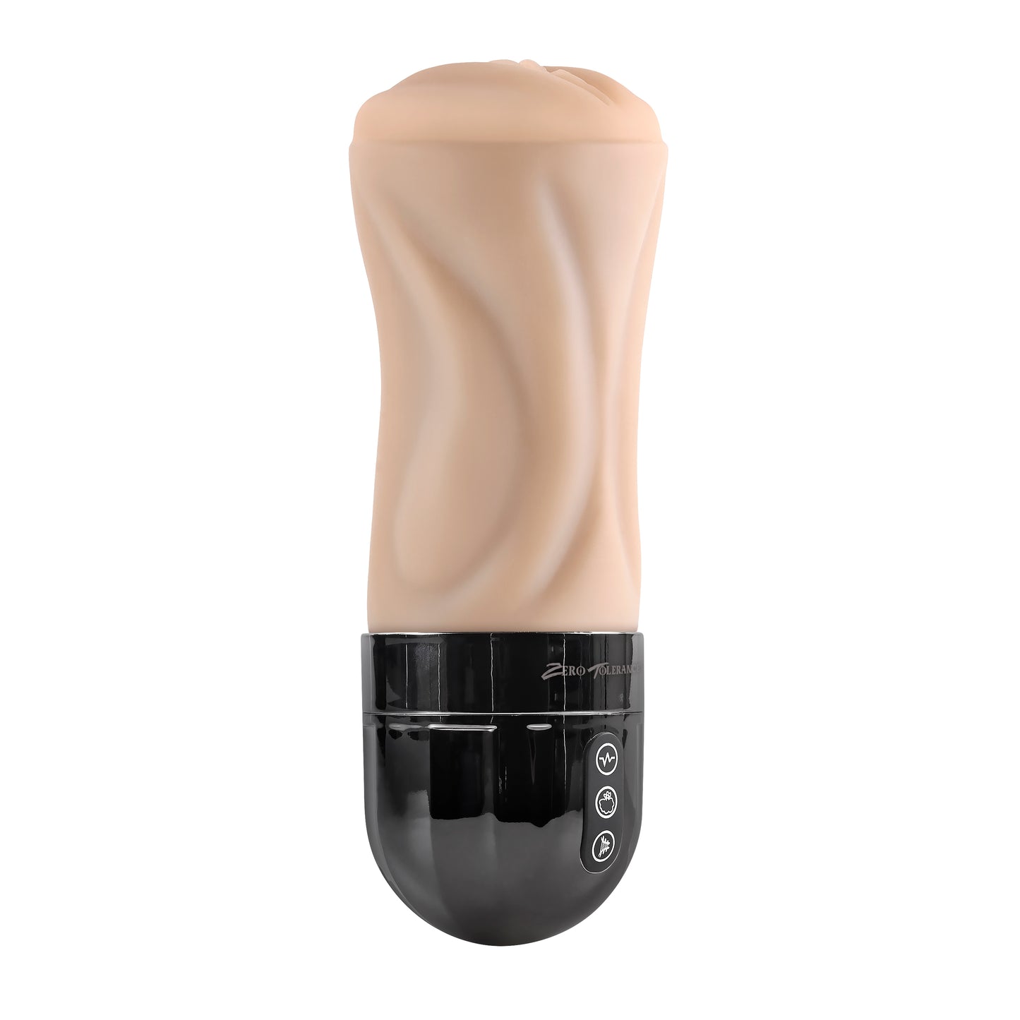 Zero Tolerance TIGHT LIPPED - Light Flesh USB Rechargeable Vibrating Stroker