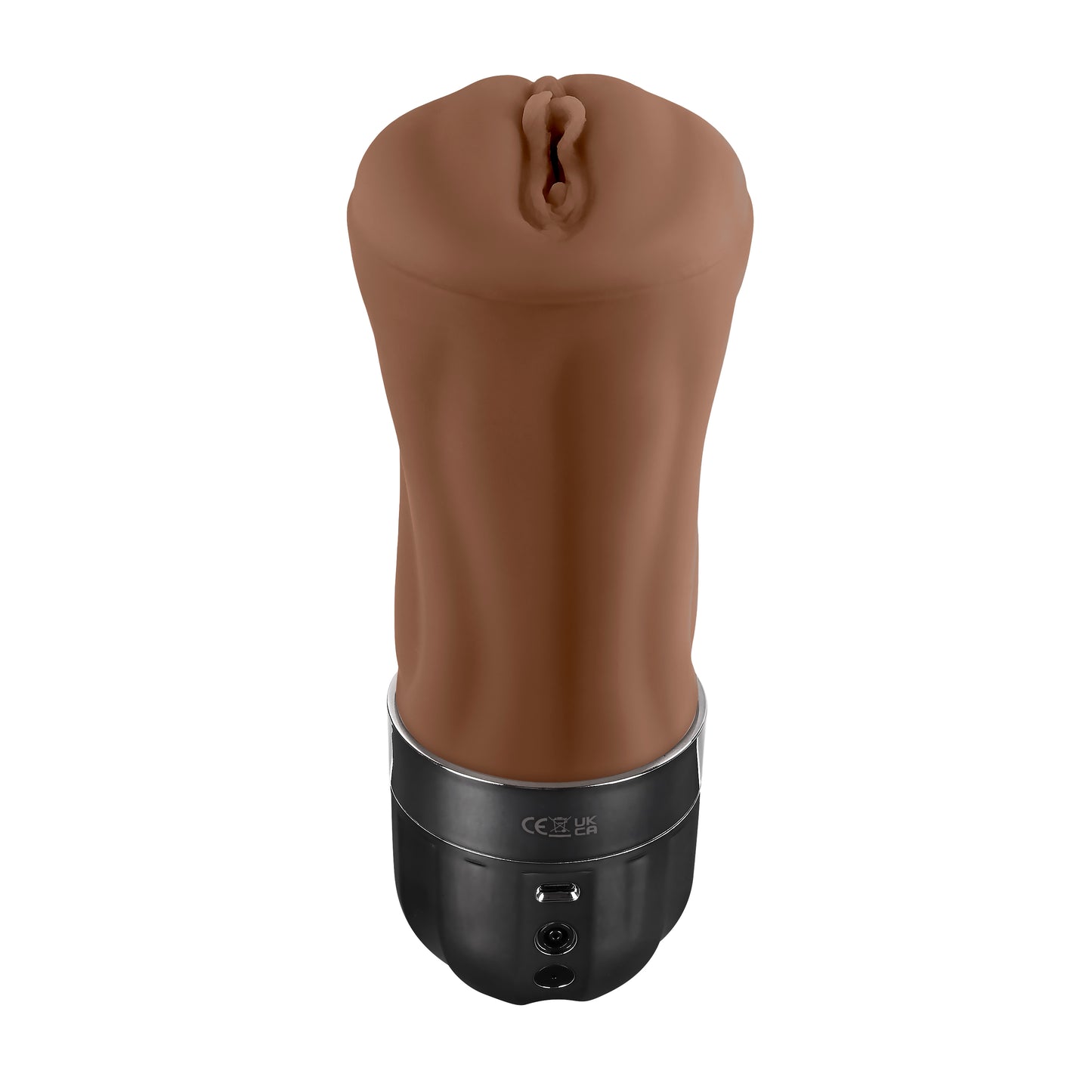 Zero Tolerance TIGHT LIPPED - Dark Brown USB Rechargeable Vibrating Stroker