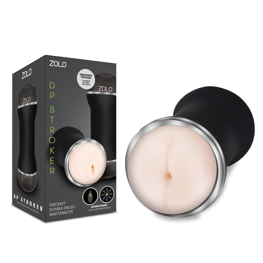 ZOLO DP Stroker - Flesh Double Ended Stroker