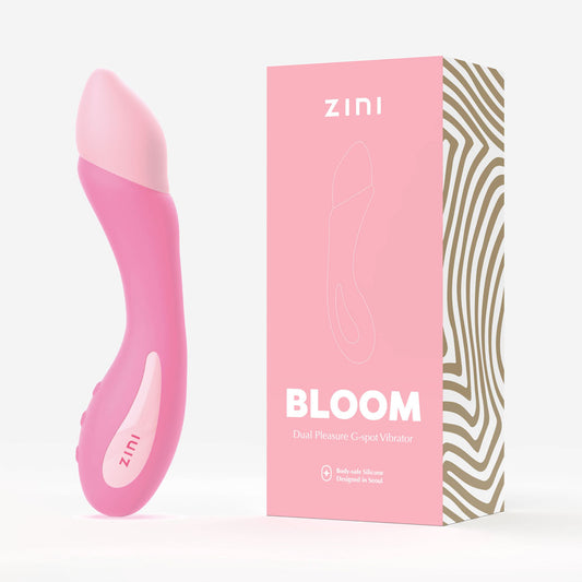 Zini Bloom Cherry Blossom 18.2cm USB Rechargeable Dual Pleasure G-Spot Vibrator