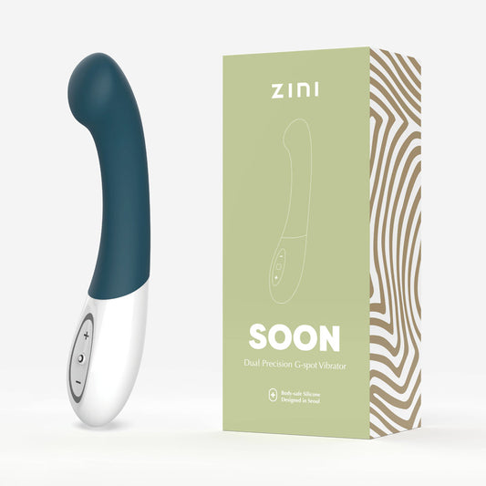 Zini Soon Legion Blue 20cm USB Rechargeable Dual Precision G-Spot Vibrator