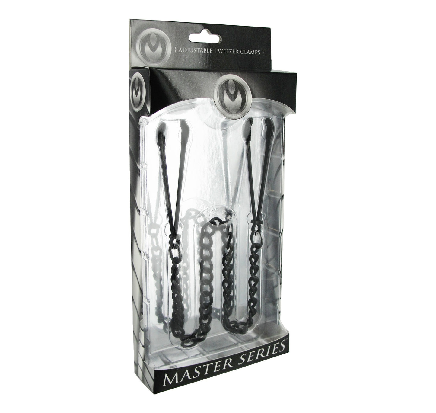 Master Series Reign Noir Tweezer Style Nipple Vice Clamps