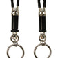 Master Series Bondage Ring Barrel Nipple Clamps