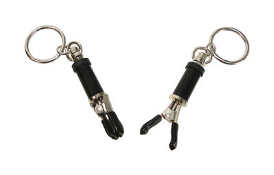 Master Series Bondage Ring Barrel Nipple Clamps