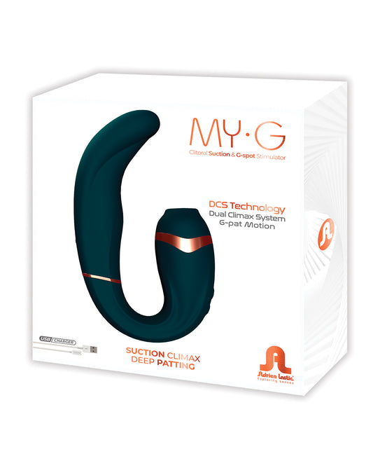 Adrien Lastic My G Teal - G-Spot Double Stimulation Vibrator/Suction/Pulsation