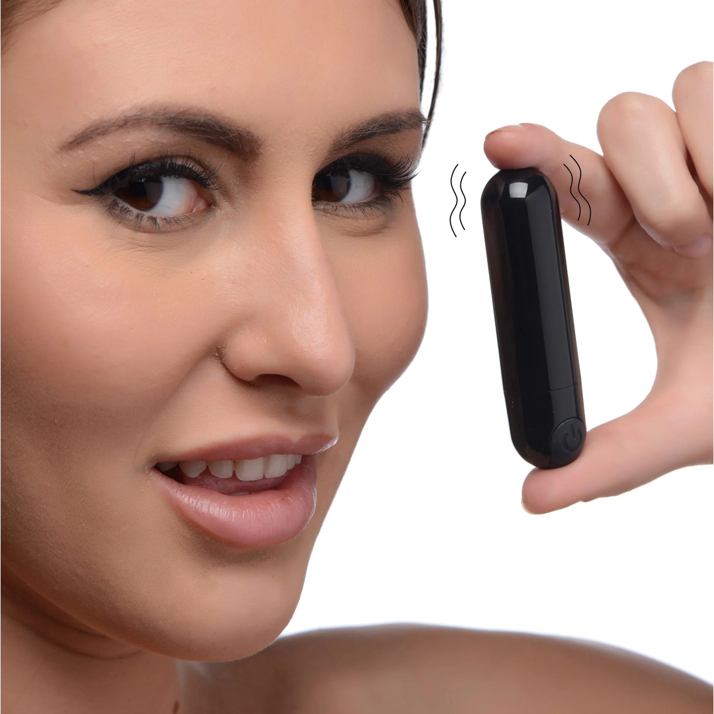 XR Brands | BANG! 10X Rechargeable Vibrating Metallic Bullet - Black