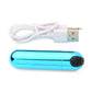 XR Brands | BANG! 10X Rechargeable Vibrating Metallic Bullet - Blue