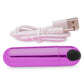 XR Brands | BANG! 10X Rechargeable Vibrating Metallic Bullet - Purple