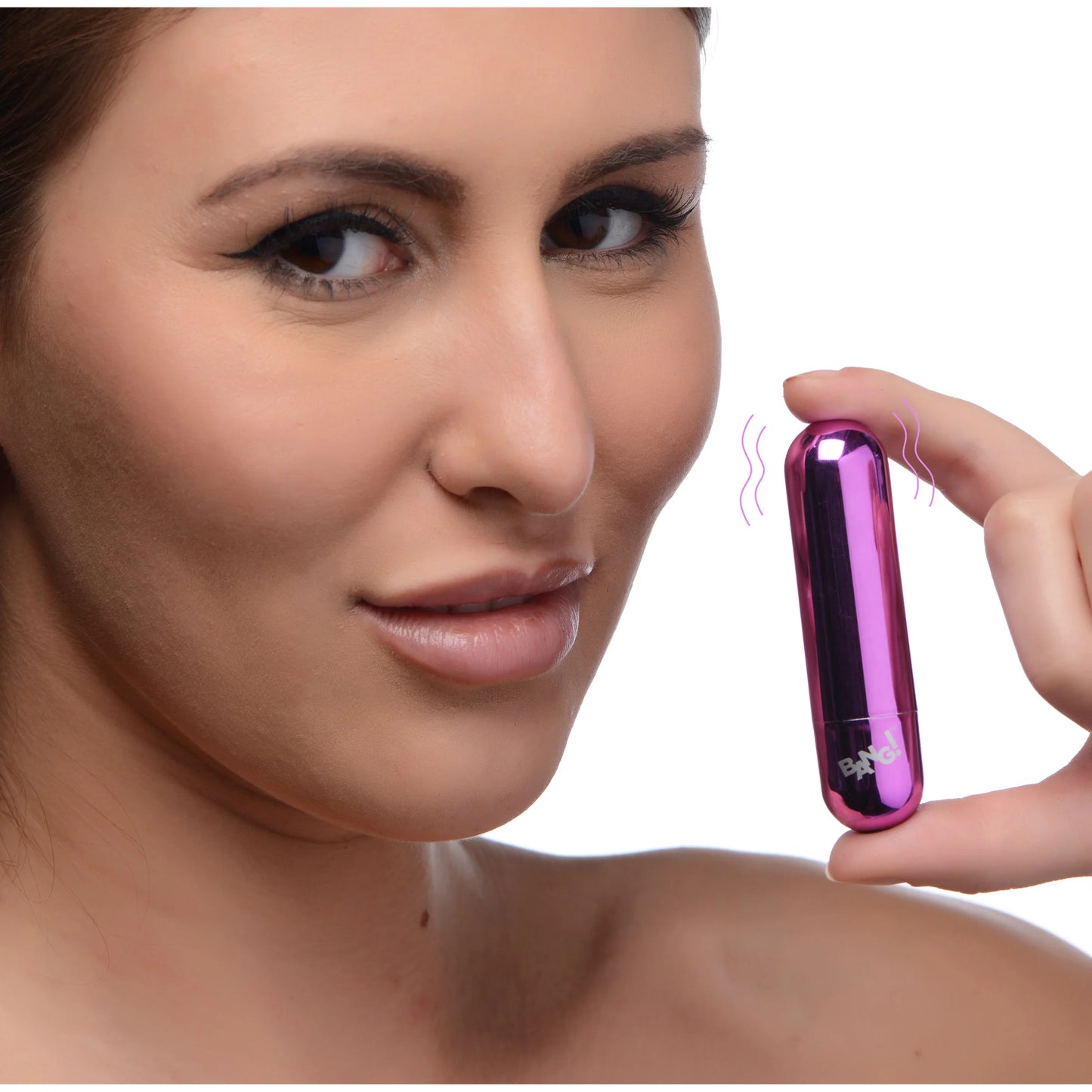 XR Brands | BANG! 10X Rechargeable Vibrating Metallic Bullet - Purple