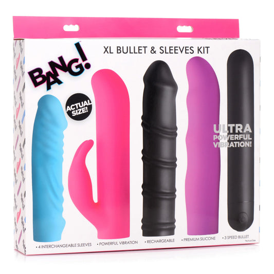 XR Brands | Bang! 4-in-1 XL Bullet & Sleeve Kit