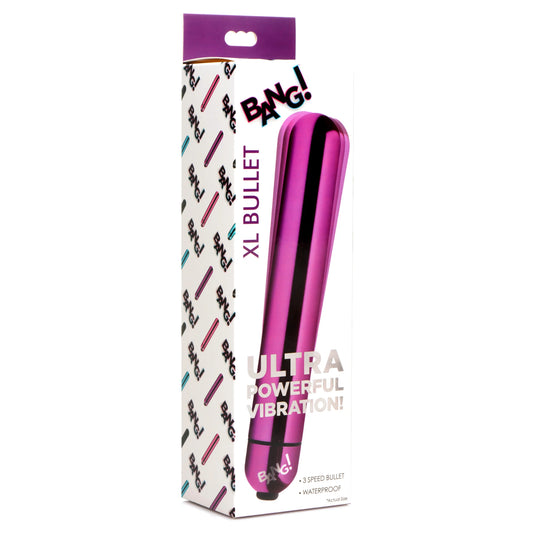 XR Brands | BANG! 3-Speed XL Vibrating Metallic Bullet - Purple