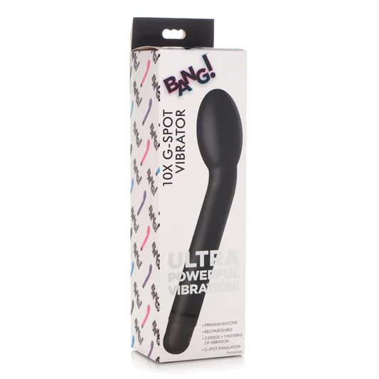 XR Brands | Bang! 10X G-Spot Rechargeable Vibrator - Black