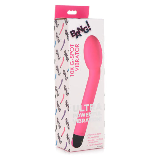 XR Brands | Bang! 10X G-Spot Rechargeable Vibrator - Pink