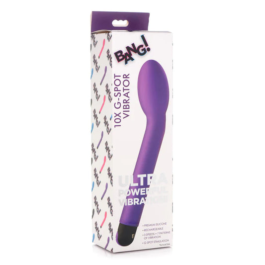 XR Brands | Bang! 10X G-Spot Rechargeable Vibrator - Purple