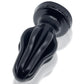 OxBalls Airhole-1 Finned Anal Butt Plug Black S Small