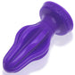 OxBalls Airhole-1 Finned Anal Butt Plug Eggplant S Small