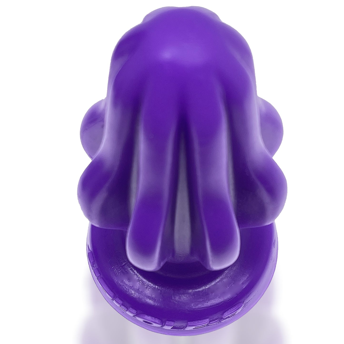 OxBalls Airhole-1 Finned Anal Butt Plug Eggplant S Small