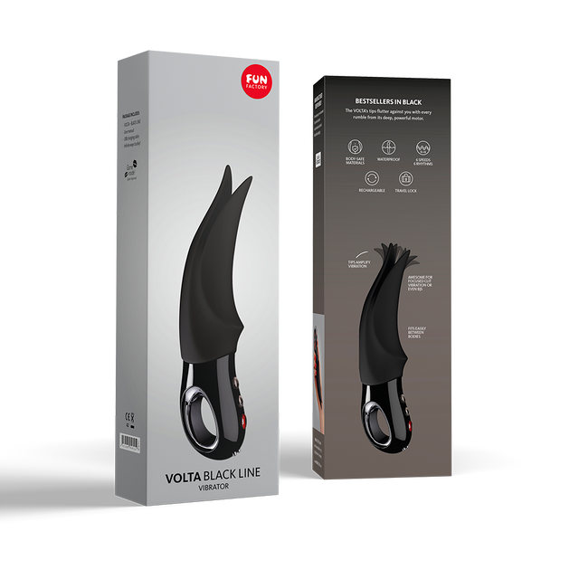 Fun Factory Volta Flutter Vibrator Black/Petrol/Blackberry