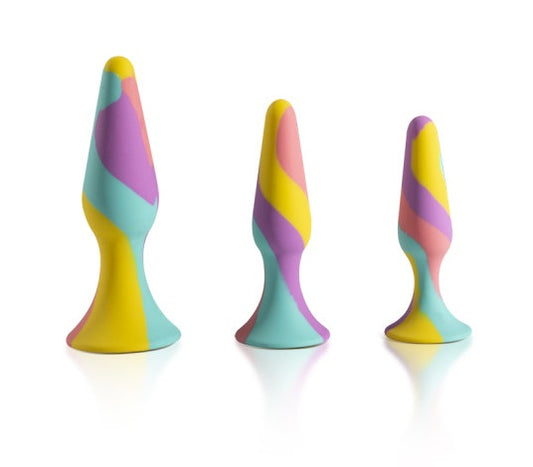 Arosum TriPlugs 3 Pc Silicone Anal Training Kit