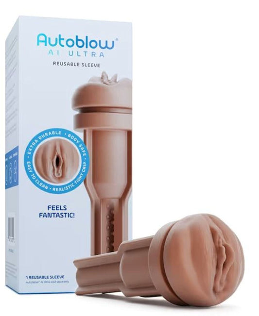 Autoblow AI Ultra Vagina Sleeve - Brown