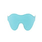 Love In Leather Faux leather Blindfold Turquoise B-BLI22