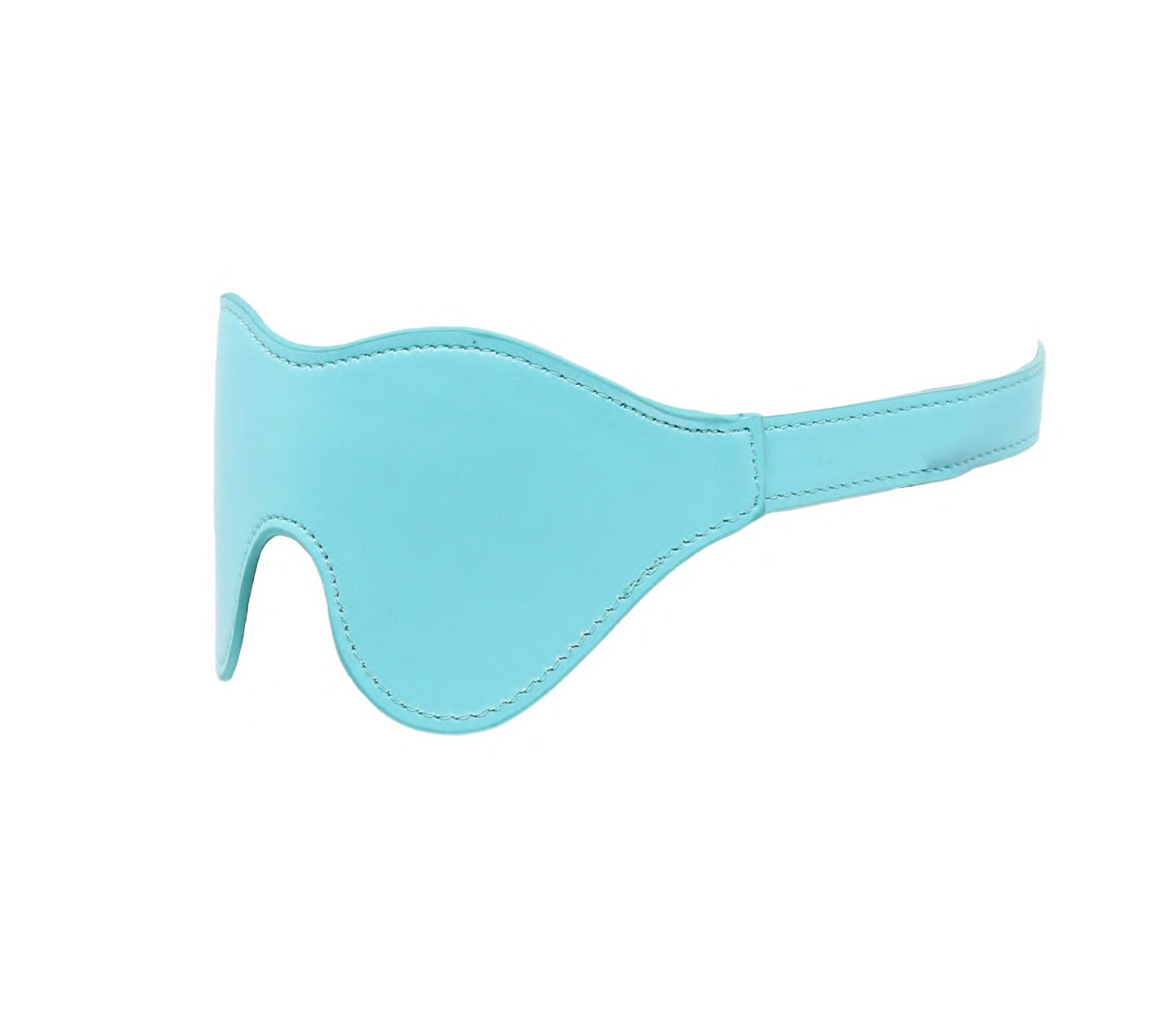 Love In Leather Faux leather Blindfold Turquoise B-BLI22