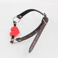 Love In Leather Heart Inlay Faux Leather Gag With Solid Heart Mouth Piece B-GAG01A