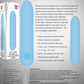 Adam & Eve Eve's Silky Sensations USB Rechargeable Bullet Vibrator Blue 9.4cm