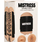 Curve Toys | Mistress Double Shot Mini Masturbators Ass & Mouth (Light Tone)