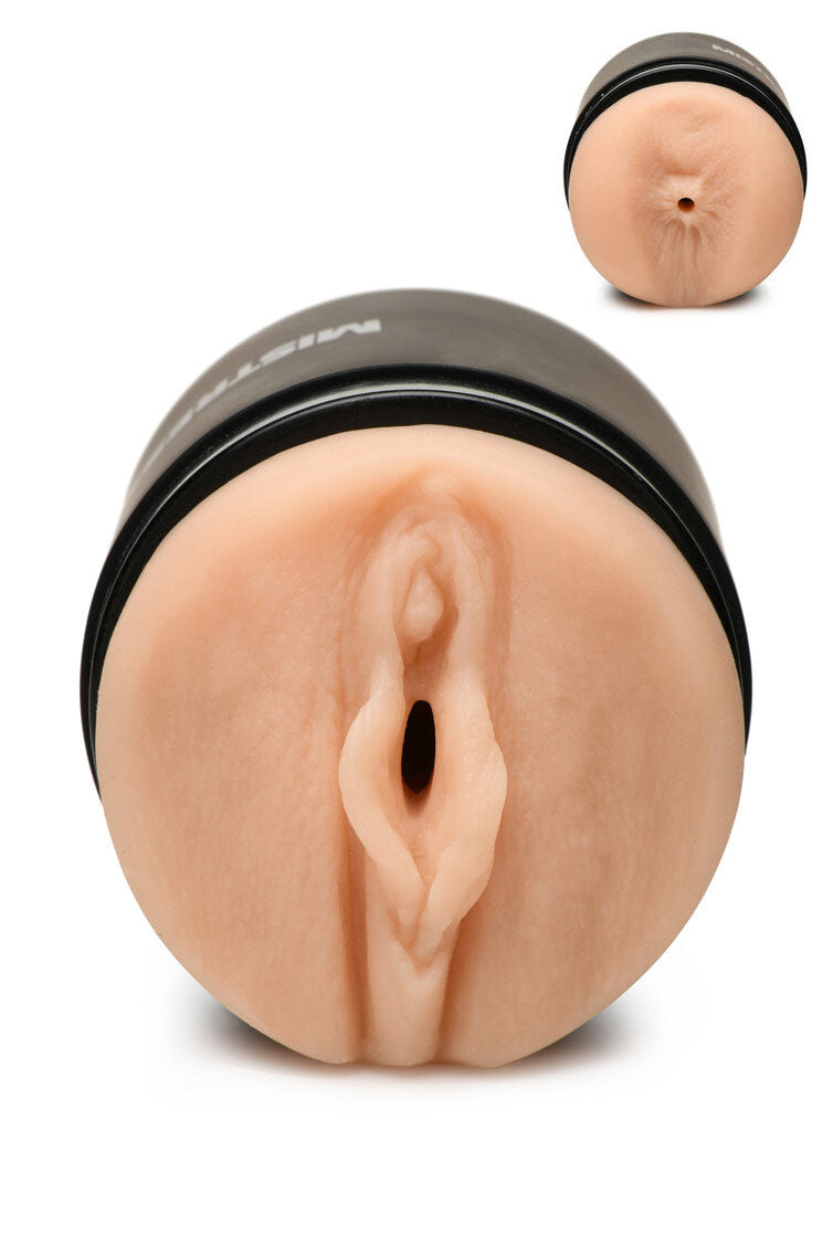 Curve Toys | Mistress Double Shot Mini Masturbators Pussy & Ass (Light Tone)