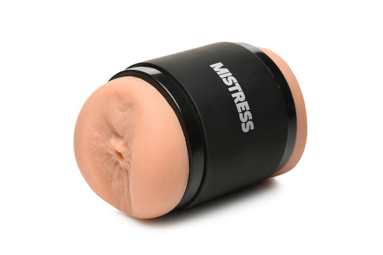 Curve Toys | Mistress Double Shot Mini Masturbators Pussy & Ass (Medium Tone)