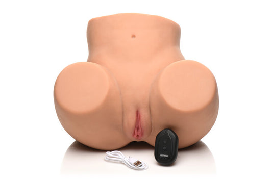 Curve Toys | Mistress 3D Vibrating Pussy & Ass Masturbator 28 x 32 x 21cm / 8.6kg