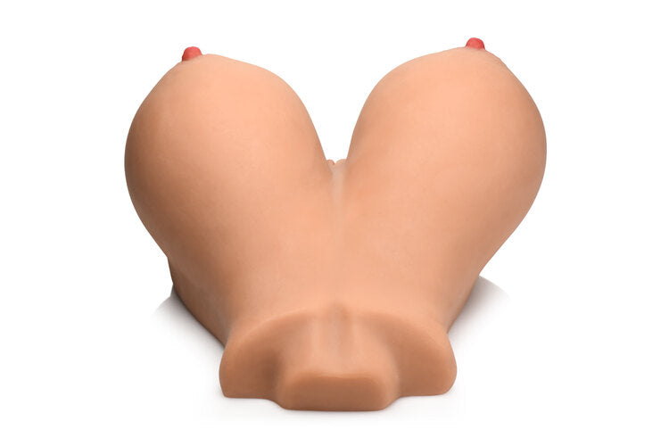 Curve Toys | Mistress Breasts & Pussy Masturbator 21.8 x 23.87 x 12.7cm / 2.4kg