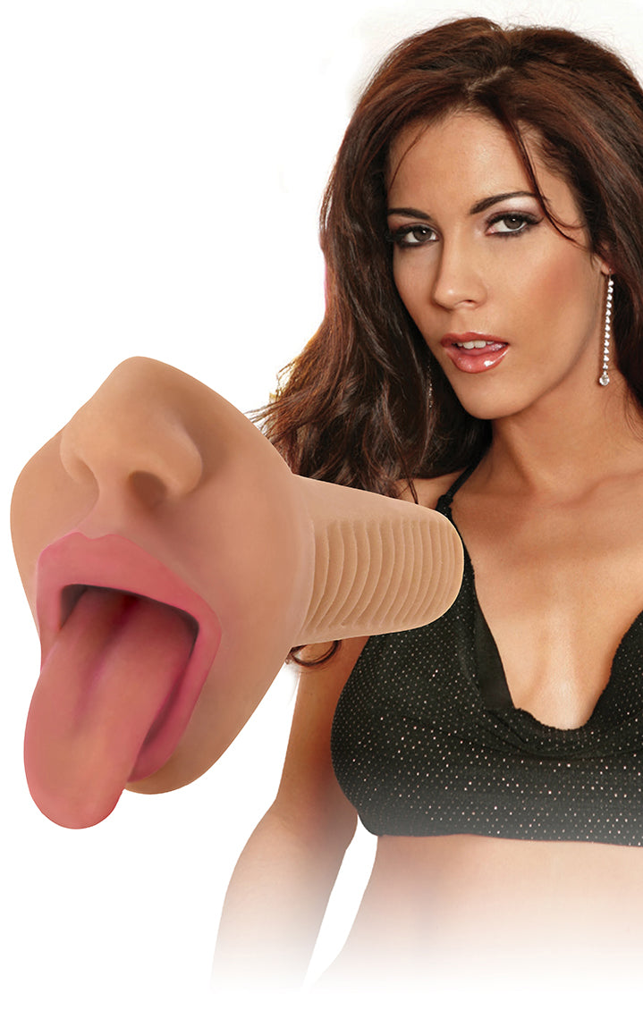 Curve Toys | Mistress Selene Latte Mouth With Rechargeable Bullet