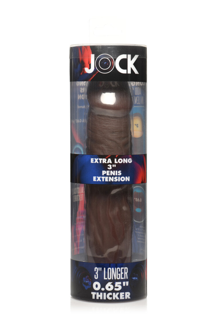 Curve Toys | JOCK Extra Long 3" Penis Extension Sleeve - Dark